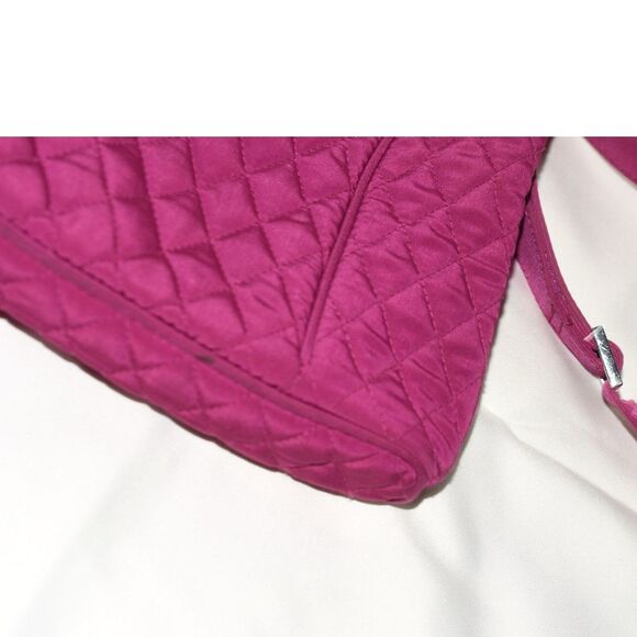 Vera Bradley Magenta Quilted Hipster Trendy Crossbody/Shoulder Bag Purse - Picture 6 of 6
